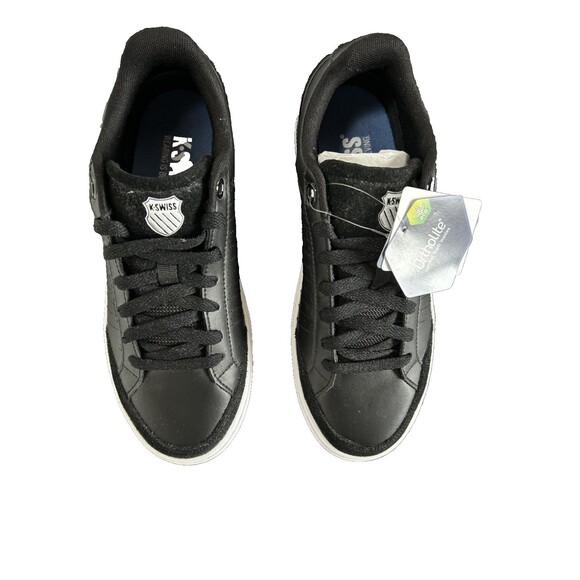 K-SWISS Men's COURT BLOCK Sneaker Black/White Size 6.5 /EUR 39 - Picture 6 of 10